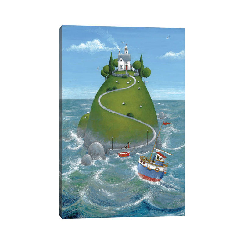 The Island by Peter Adderley - Wrapped Canvas Gallery-Wrapped Canvas Giclée, 152.5 cm H x 101.5 cm W