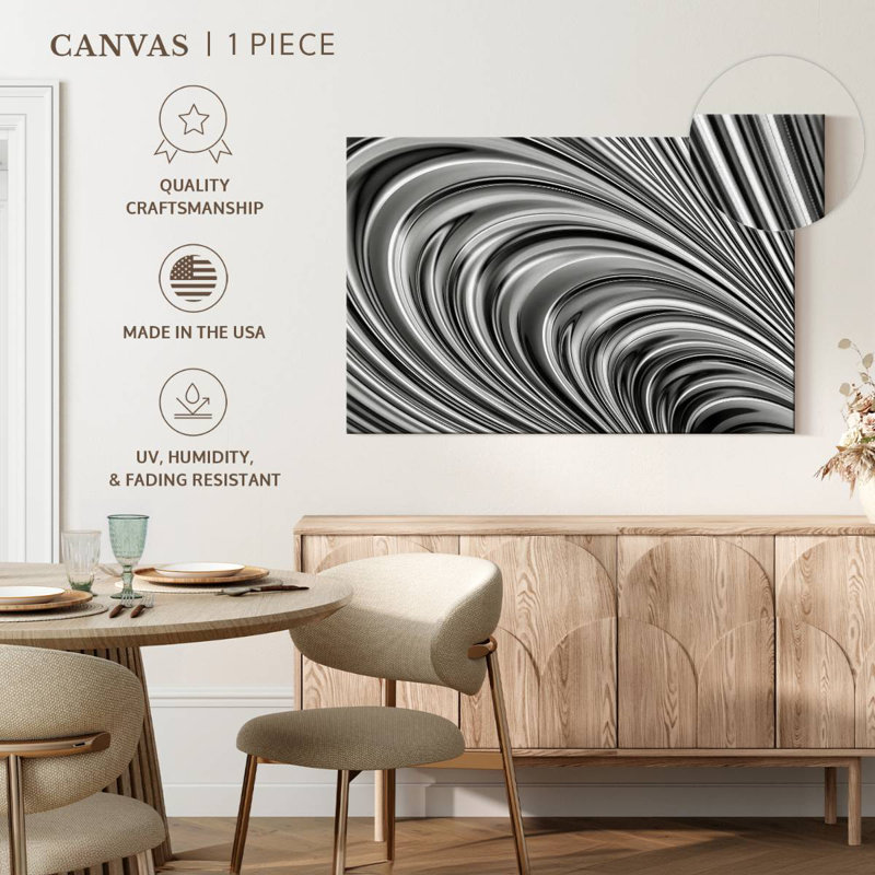 Avery Metal Wave, 20" H x 30" W