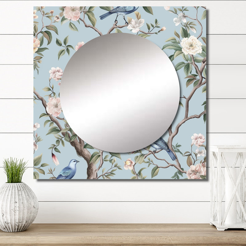 Miroir mural de salon Alexender, 23 po x 23 po