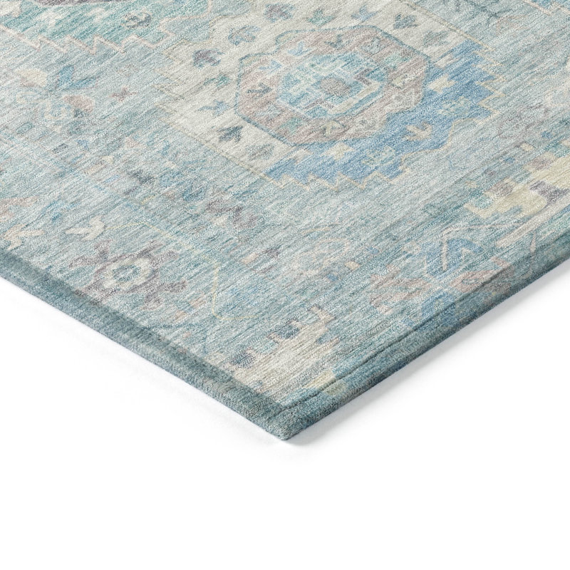 Tapis intérieur / extérieur lavable à la machine ACN2227, Rectangle 10 pi x 14 pi
