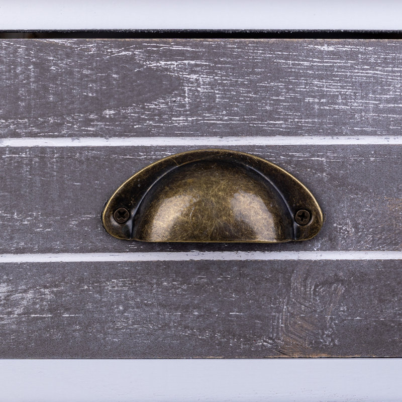 30 cm W Bedside Table, Grey