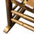 Adult Balcony Porch Rocking Furnishings, Solid Hardwood Built, Comfortable Wide Seat & , Slatted Back, Simple Assembly Procedure, 280Lbs Load Capacity, Oak Chair In Wood, Finish, And Armrest For-785097557