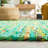Arlesey Montauk Flat Weave Recycled Cotton Chindi Solid Color Rug-1692744274