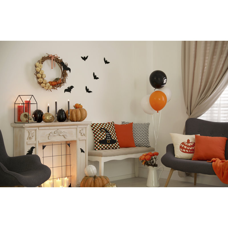  Housse de coussin décoratif en polyester par E by Design, 26 po x 26 po, Muscade