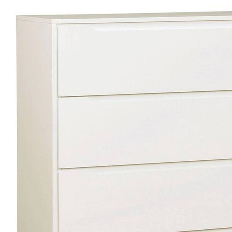 Commode moderne moderne Mid-Century, Blanc