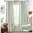 Chris Striped Linen Blend Textured Light Filtering Semi Sheer Rod Pocket Back Tab Curtains-454050306-454050316