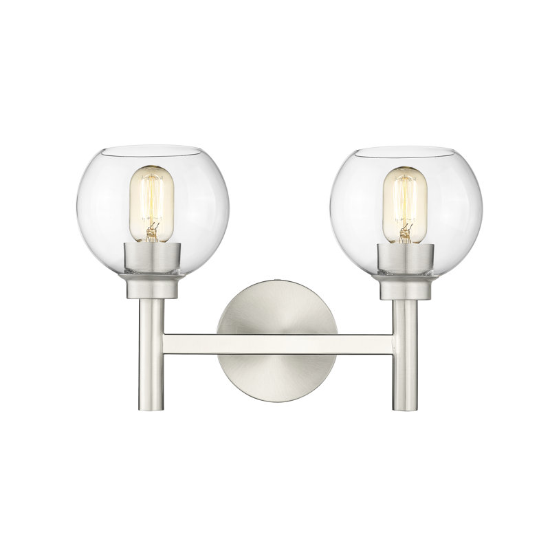 Jakeryan 2 - Light Dimmable Vanity Light, Brushed Nickel