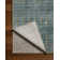 Tapis bleu océan / olive Calvin