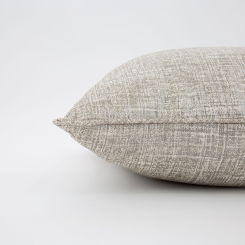 Coussin Alchimie, 16,5 po x 16,5 po, Gris