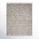 Camille Hand Knotted Wool Geometric Area Rug in Gray