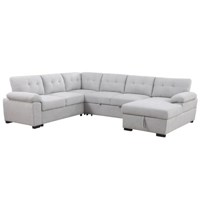 Khylei 4 - Piece Upholstered Sofa & Chaise by Ebern Designs
