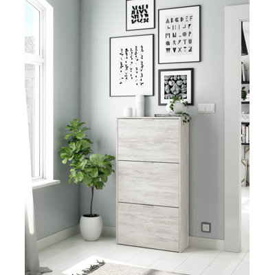 Diviel 3 Door Manufactured Wood Wardrobe