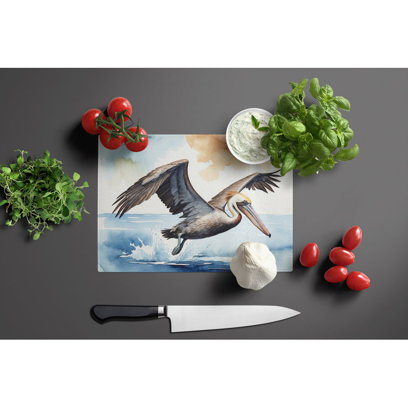 Pelican Diving Glass Cutting Board