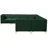 Enson Velvet U-Shaped Sectional Reversible-88147771