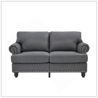 Canapé en tissu 59,5 po 59 po