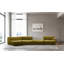 Canapé modulaire en velours satiné Ernest