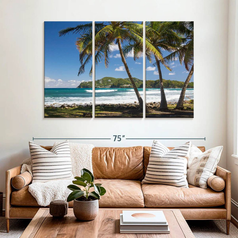 Gillard Caribbean St. Lucia Beach, H 42 po x l 65 po