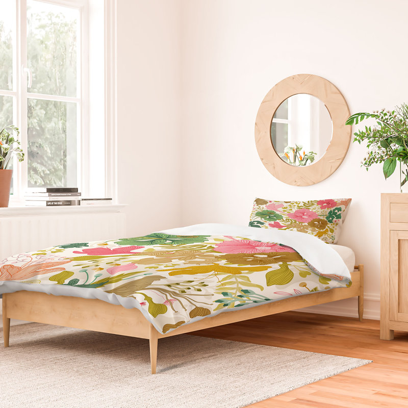 Housse de couette Moms Garden, Housse de couette simple très longue simple + 1 t