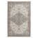 Bungalow Rose Macfarlane Gray/Orange Traditional Indoor Polypropylene/Polyester Area Rug