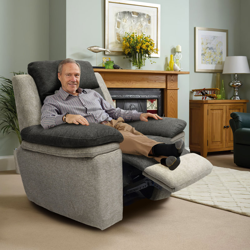 Roen Fabric Reclining Sofa, 1