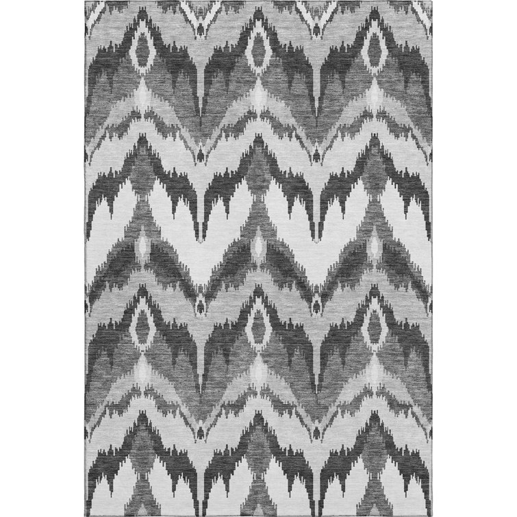 Premium Machine Washable Prisco Gray Rug