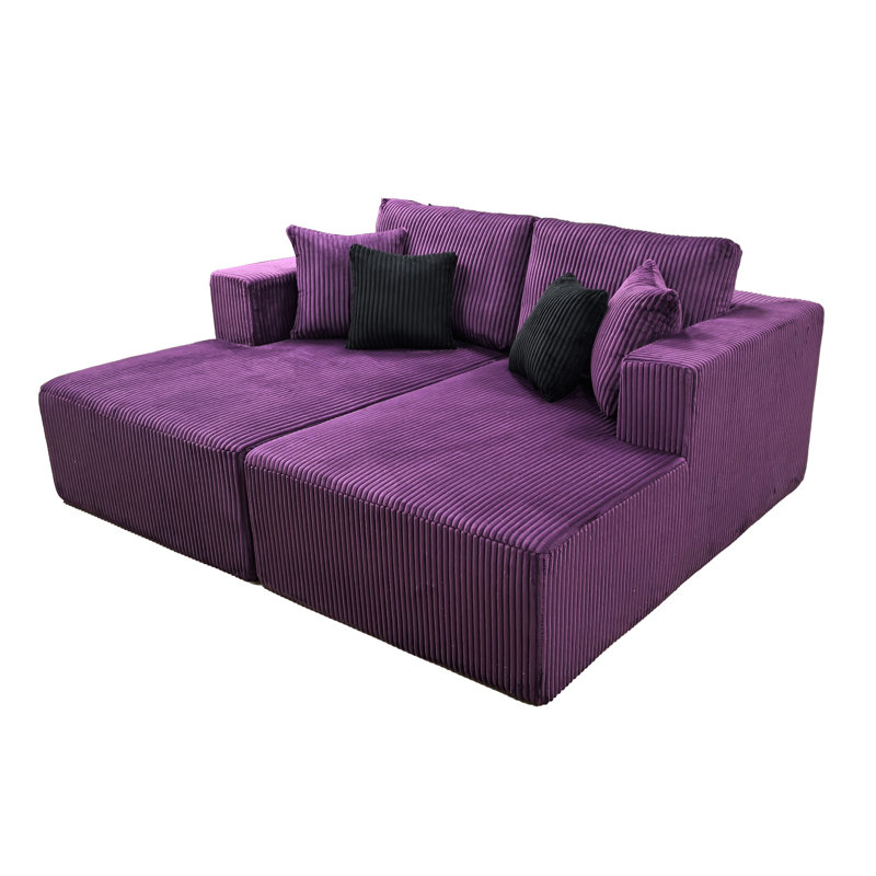 Causeuse Froshtonvale, Mauve
