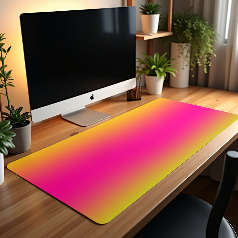 Polyester Desk Pad, 14.4x12.1