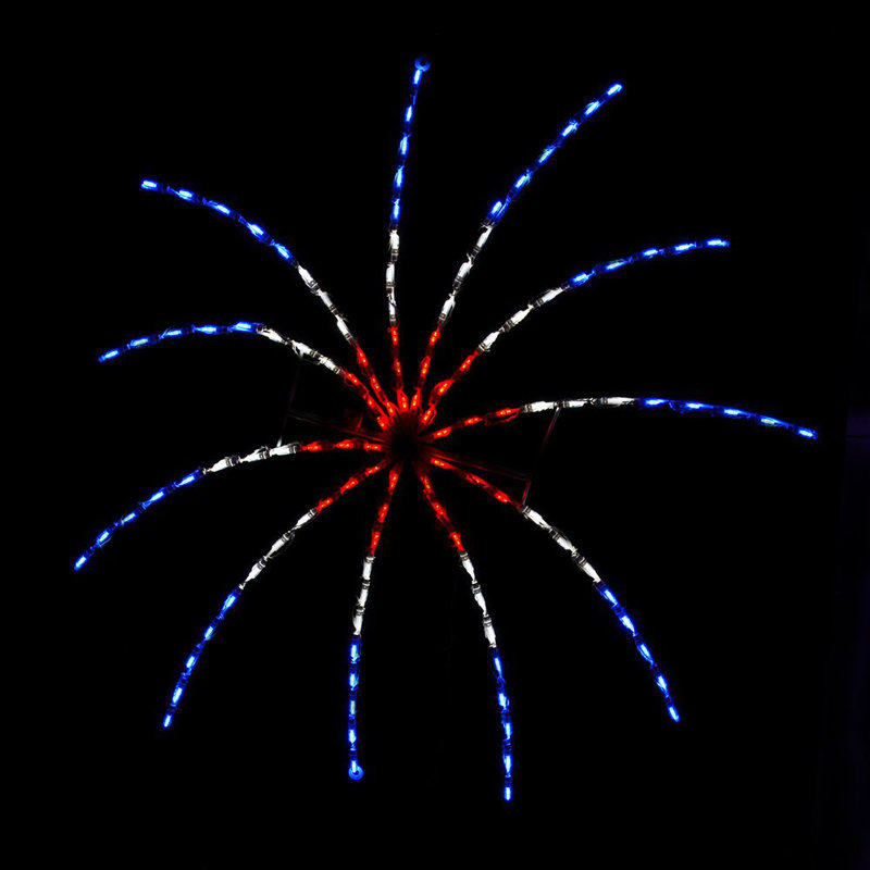Lighted Window Décor, 50" H x 50" W x 1" D