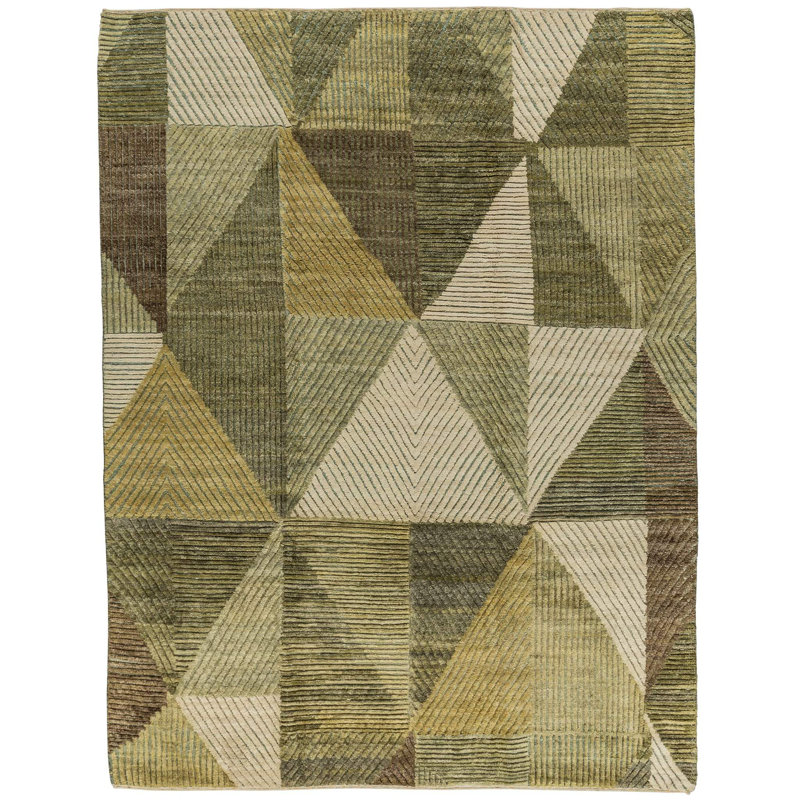 Tessellate Wool Geometric Area Rug, Rectangle 2' x 3'