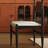 Retro rectangular utility dining table set-106591520