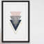Triangles Of Color by Eyre Tarney - Single Picture Frame Painting-21701949