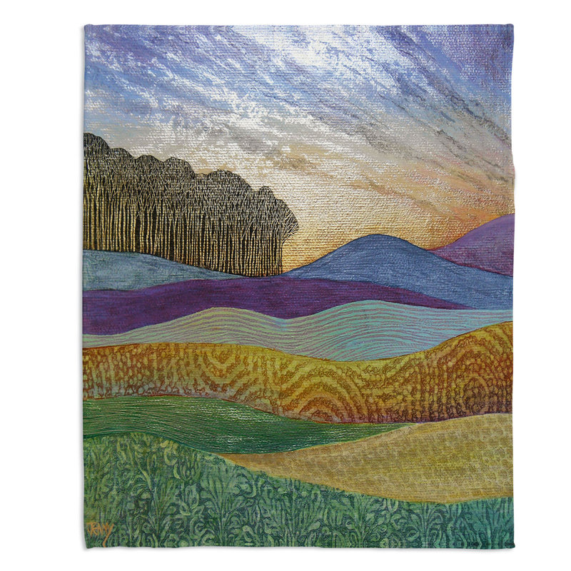 Couverture sherpa doux à l’incandescence soirée, l 51 po x L 60 po