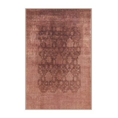 Tapis oriental brun / ivoire