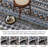 2x6 Runner Rug Vintage Distressed Geometric Hallway Carpet Machine Washable Non-Slip Indoor Long Rug Non-Shedding Accent Carpet Beige-595079823