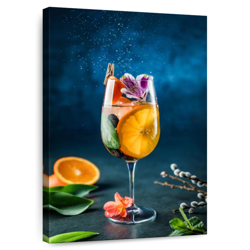 Yarlin Citrus Cocktail, 51" H x 34" W
