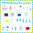 Play Doctor’s Office with Examine Region X-Ray Film ECG Monitor Eye Chart Faucet BLue-123383405