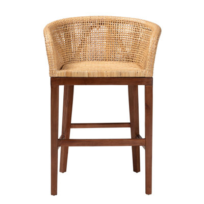 Claryssa Wicker Counter Stool