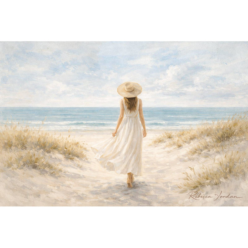 Art mural sur toile Quiet Shore, L 40 po x H 30 po x P 1,5 po