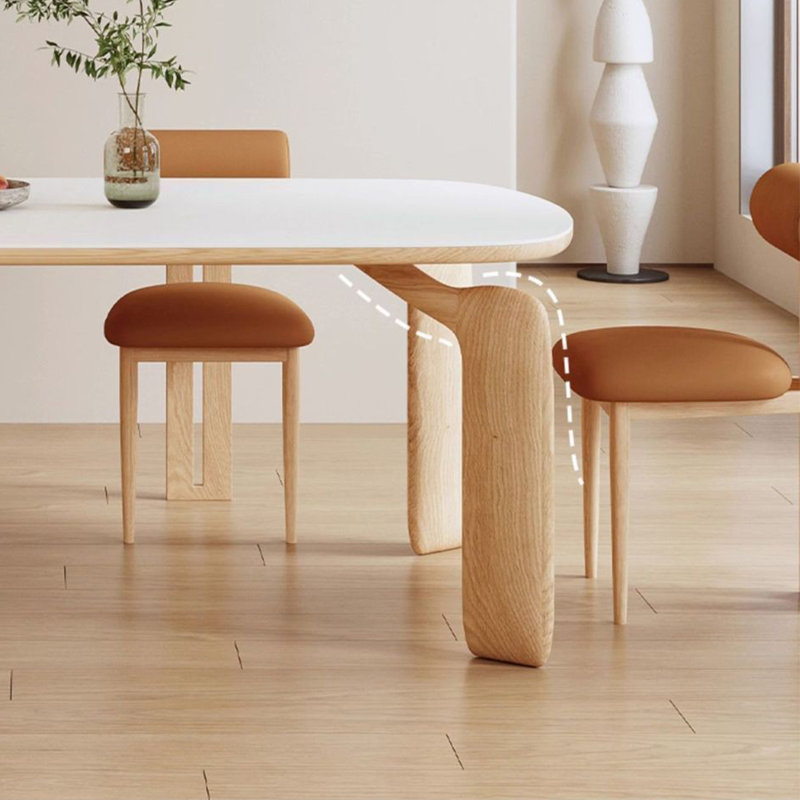 Ensemble de table et chaises à bûches, H 29,52 po x L 62,99 po x l 31,49 po