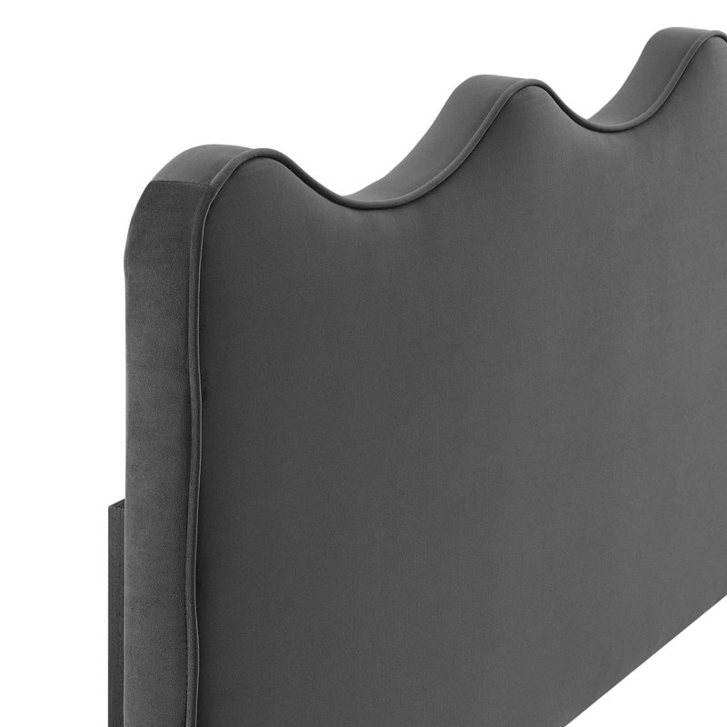 Velvet Upholstered Panel Headboard | Red Barrel Studio