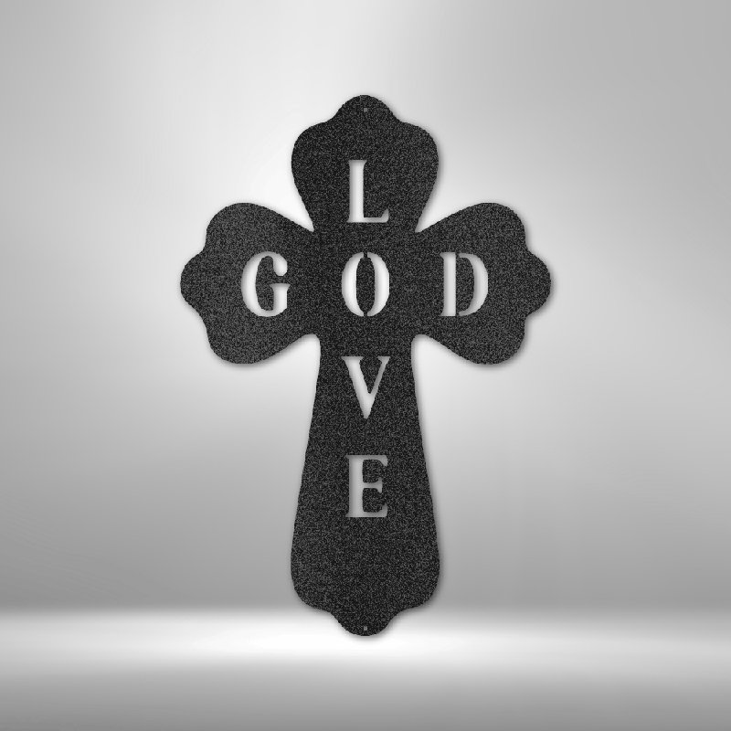 Scripture Walls Scripture Walls Matthew 22: 36-37 Love God, Noir, H 23 po x l 23,5 po x P 0,5 po