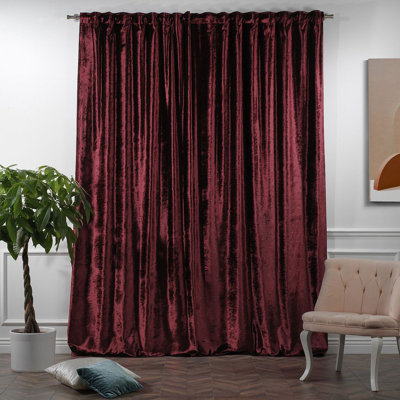 Room Darkening Single Curtain Panel
