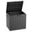 30 Gallon Water Resistant Durable Resin Lockable Deck Box(Black)-122292821