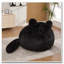 Fauteuil à billes en fausse fourrure avec coussin de queue en forme de chat-636307771