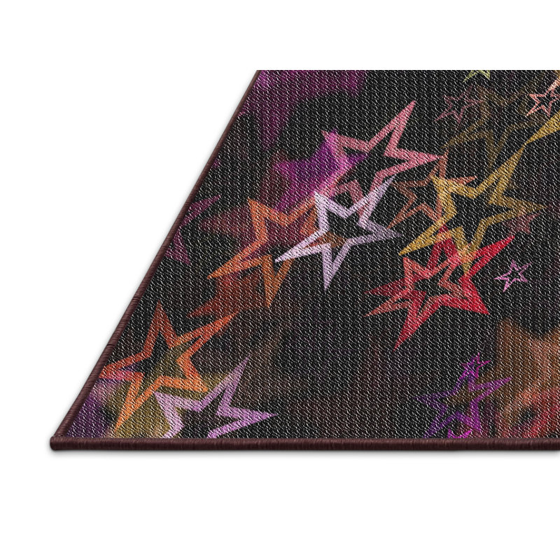Tapis décoratif rose Schillinger, Rectangle 7 pi x 9 pi