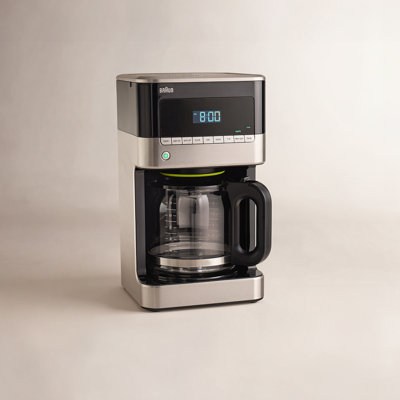 Braun BrewSense 12-Cup Drip Coffee Maker with Brew Strength Selector and Glass Carafe