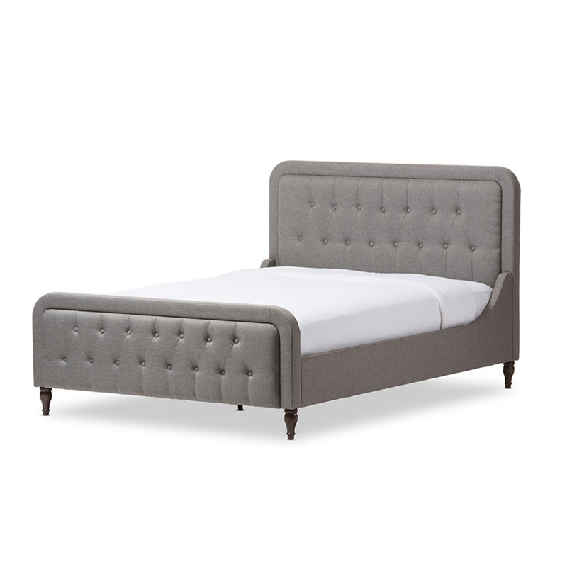 Lit plateforme tapissier Gearld, Grand lit