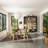Versatile 5-Shelf & 3-Drawer Display Cabinet