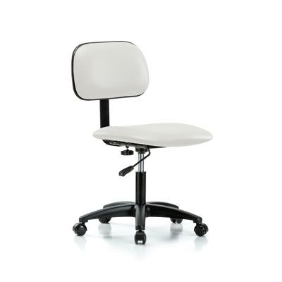 Chaise de laboratoire avec dossier réglable PERCH | Hauteur du bureau: 17 à 22 po