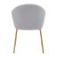 Chaise de salle à manger rembourrée Heckstall-2093916148